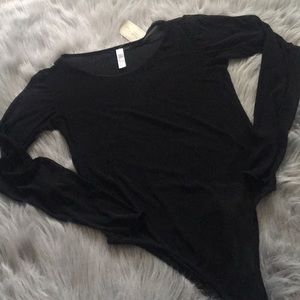 Sheer Black Mesh Bodysuit